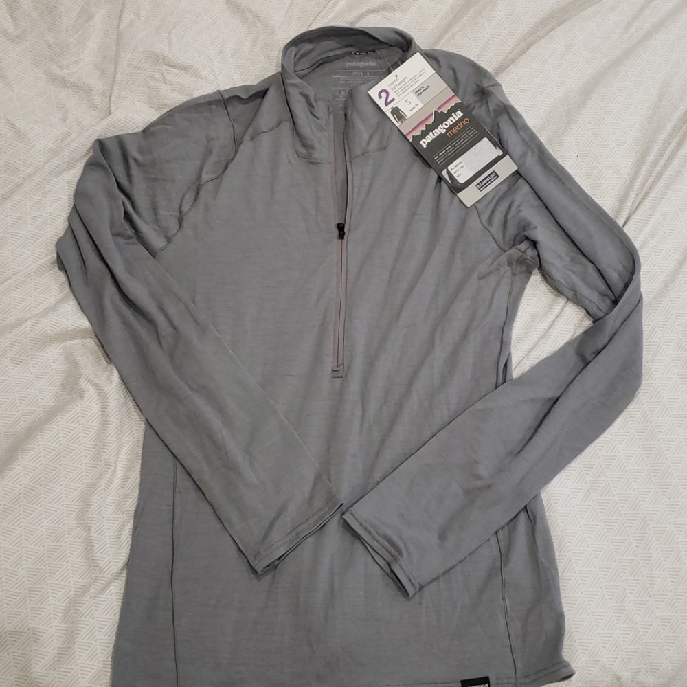 Patagonia merino quarter zip